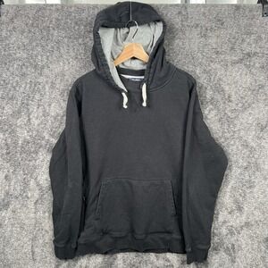 Chubbies The Night Hoodie Men's Size L Fleece Black Pullover Sweatshirt